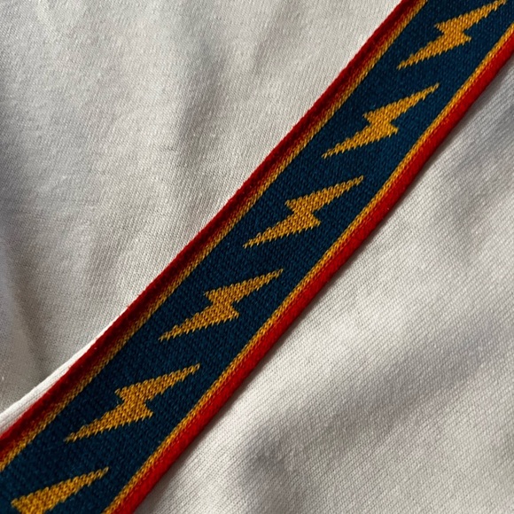 Aviator Nation White Hoodie with Multicolor Stripes Size Medium - Picture 11 of 11